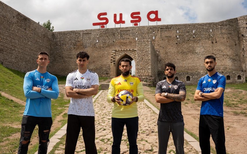 &quot;Qarabağ&quot; klubu Şuşada yeni formalarını təqdim edib
